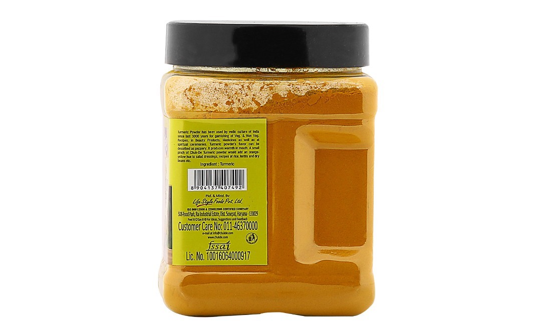 Chuk-de Turmeric Powder    Plastic Jar  500 grams